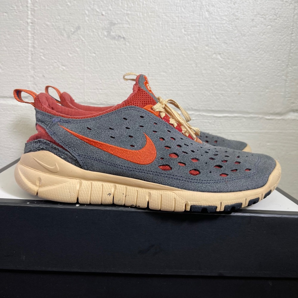 Nike Free Run CW5814-400 Thunder Blue Trail Running Shoes Sneakers Men's 9.5 US